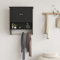 Wall-Mounted Storage Cabinet - Black